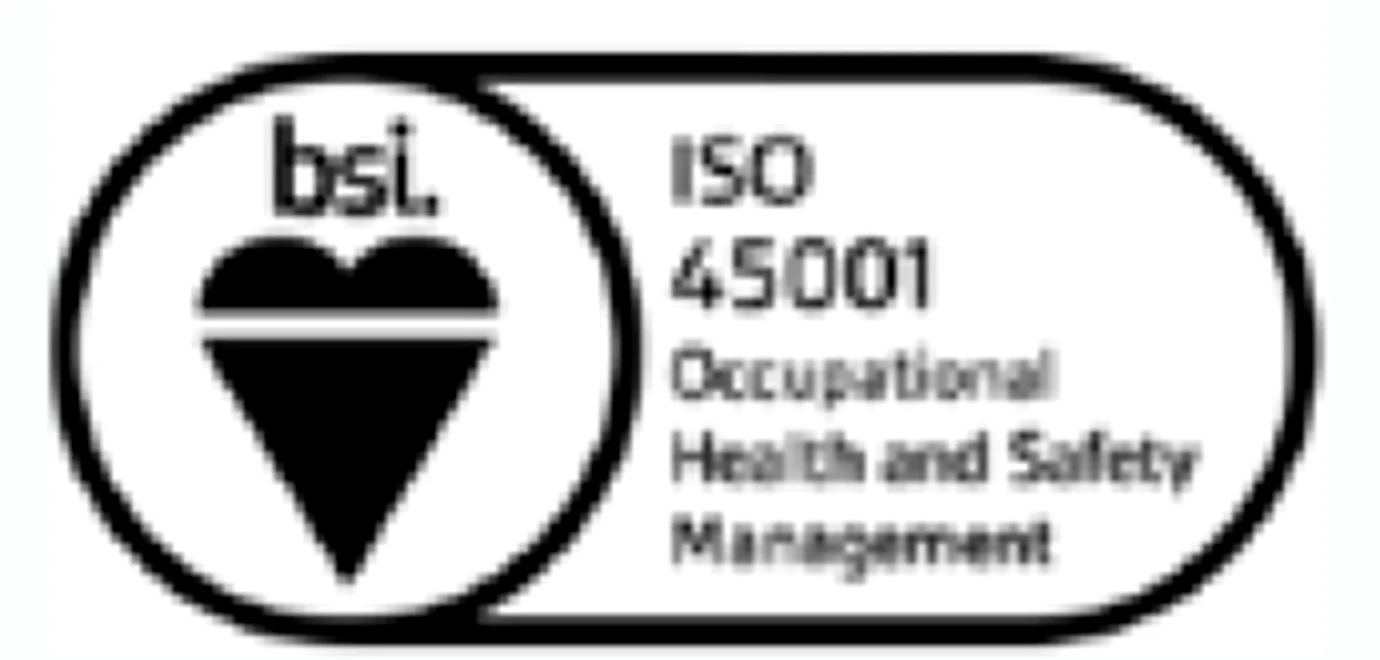 Logo da certificação ISO 45001:2018